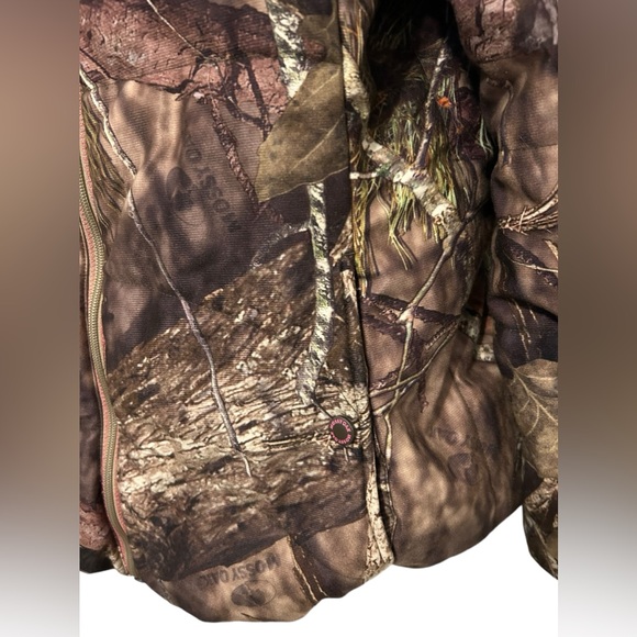 Women’s Mossy Oak Camo Puffer Jacket SZ XL - Picture 2 of 6
